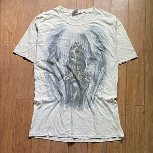 Fruit of the Loom Graphic Tee - White and Gray